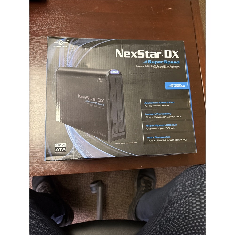 Vantec NexStar TX Dual Bay USB 3.0 Hard Drive Dock SATA 5Gbps HDD SSD Enclosure